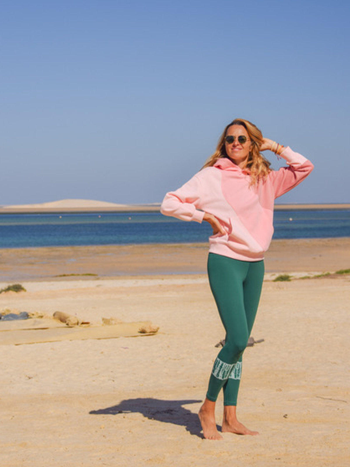 Élève en legging pilates Oblik au studio